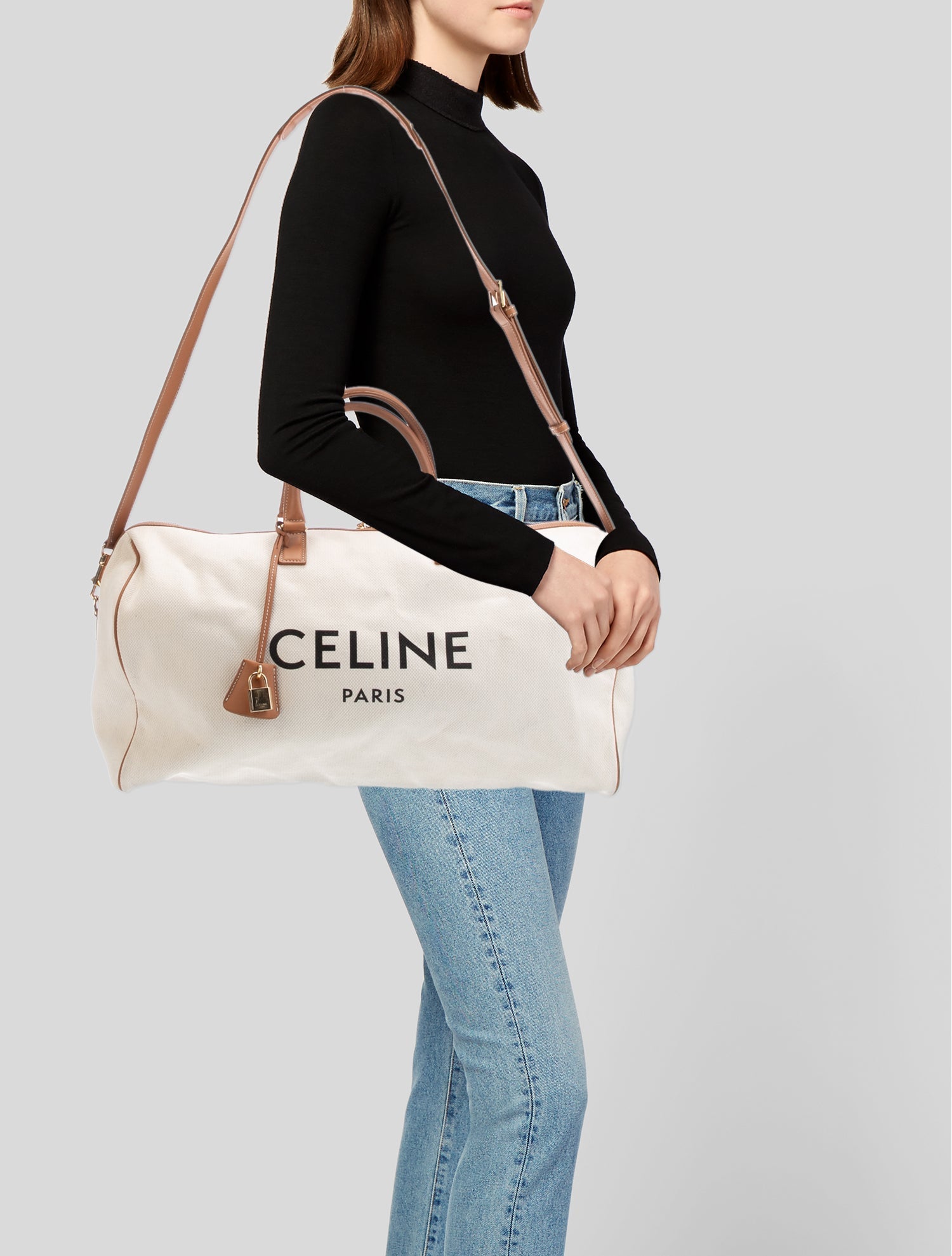 Celine Canvas Weekender Bag