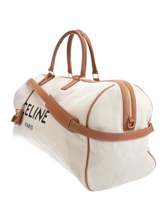 Celine Canvas Weekender Bag