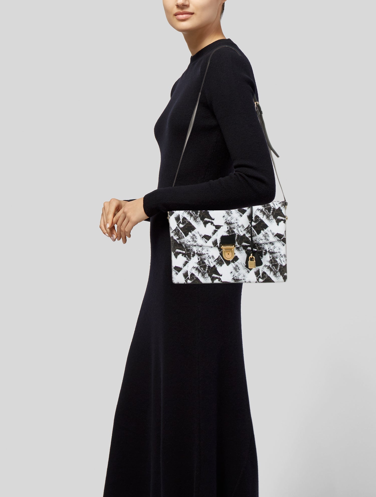 Celine Saffiano Leather Cartable Briefcase Small