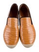 Celine Crocodile Animal Print Espadrilles
