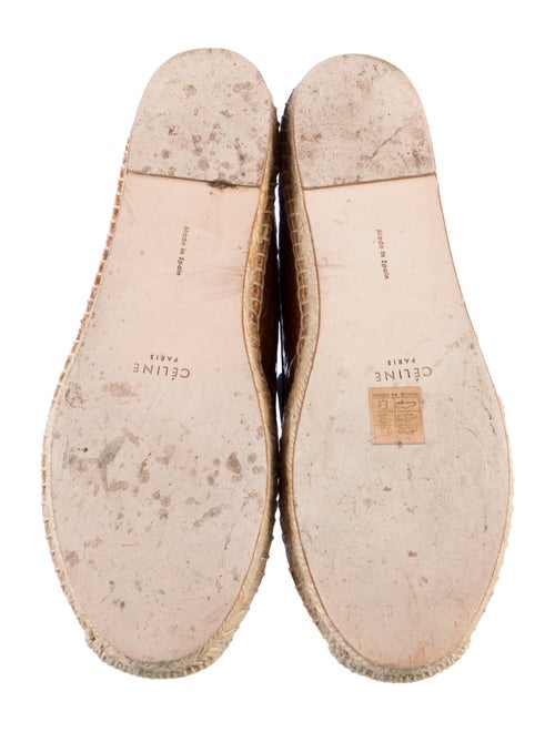 Celine Crocodile Animal Print Espadrilles