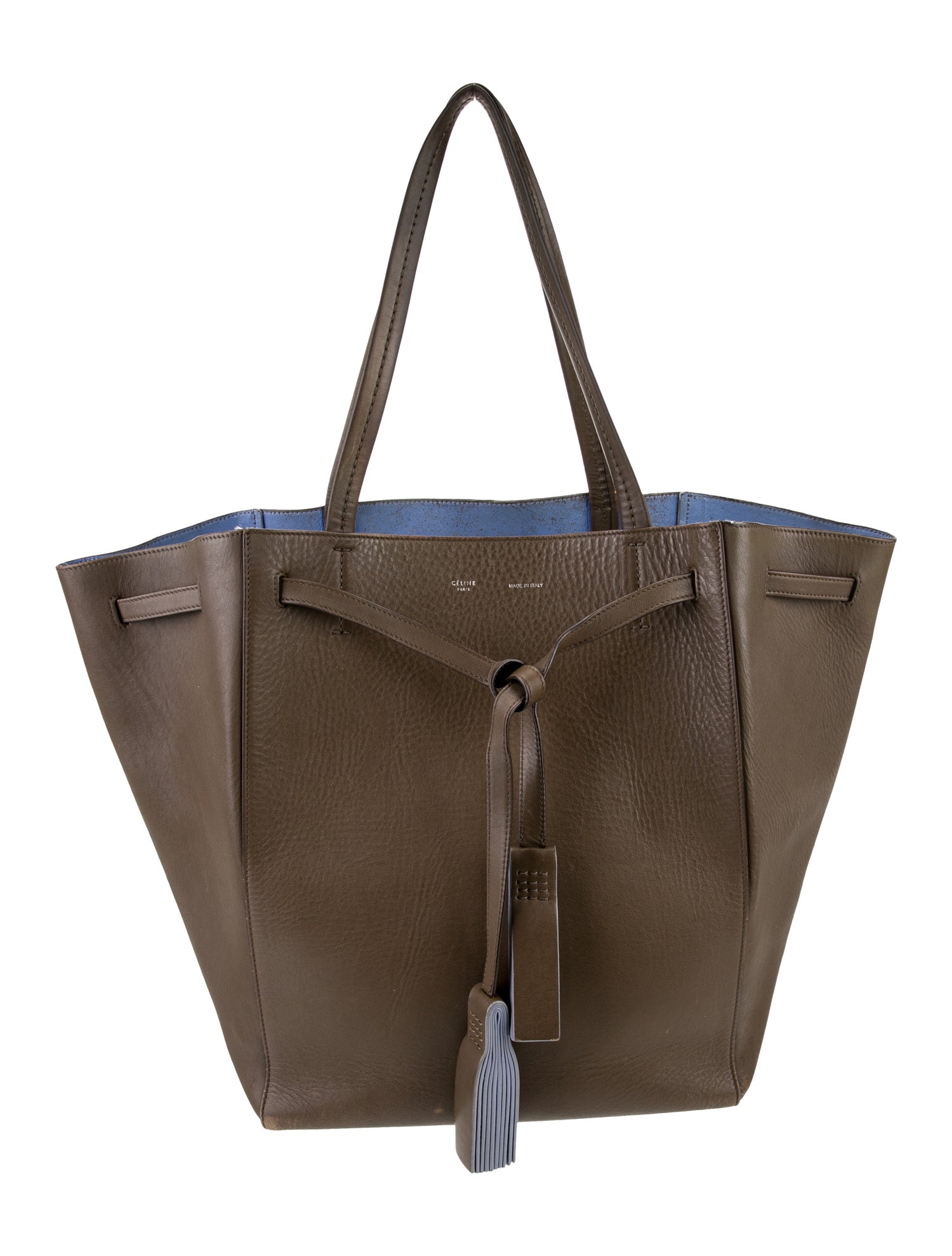 Celine Leather Cabas Phantom w/Belt