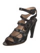 Celine Patent Leather Gladiator Sandals
