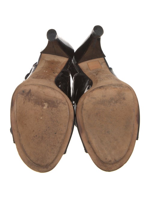 Celine Patent Leather Gladiator Sandals