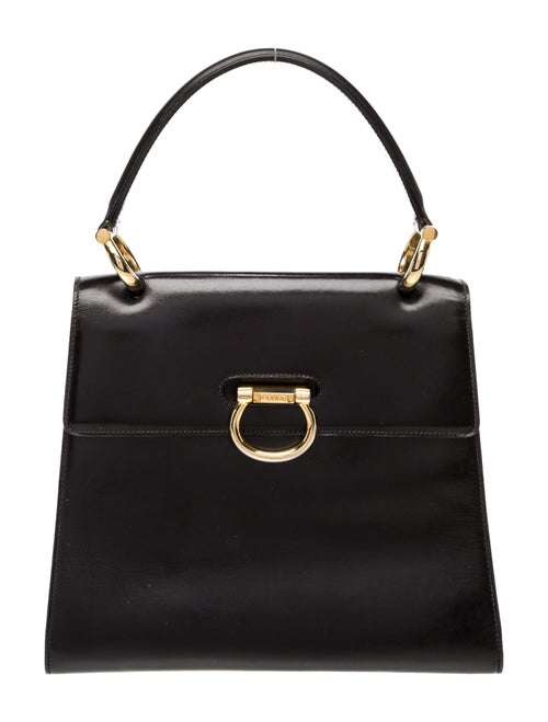 Celine Leather Top Handle Bag