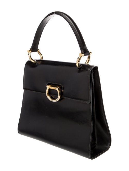 Celine Leather Top Handle Bag