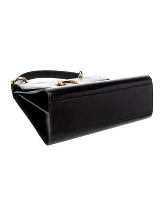 Celine Leather Top Handle Bag
