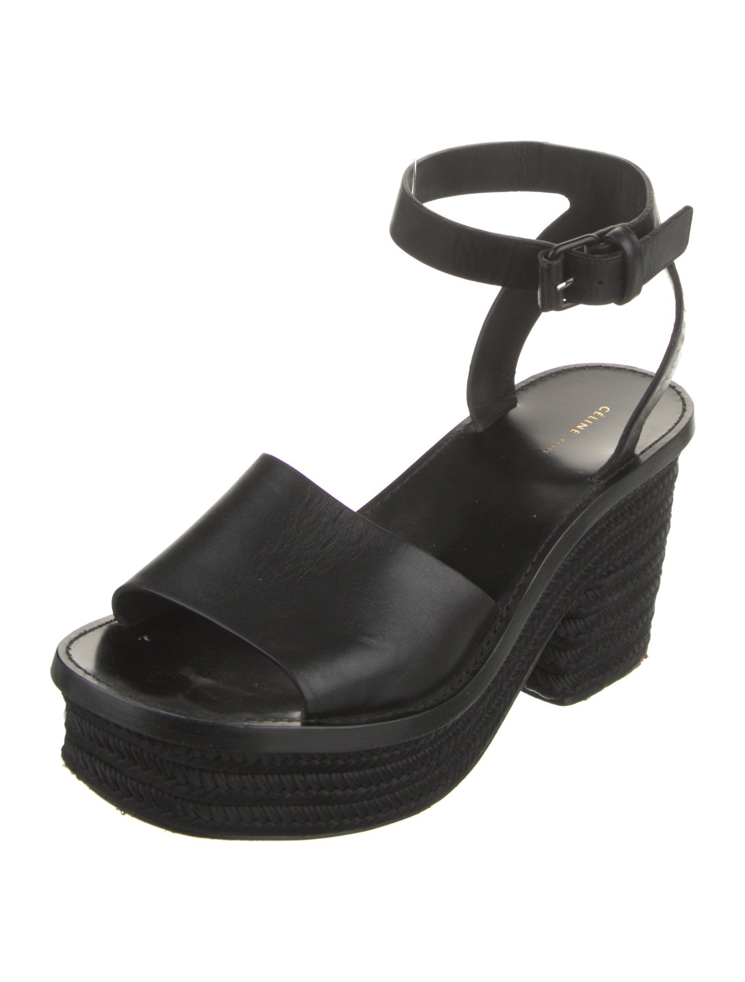 Celine Leather Espadrilles