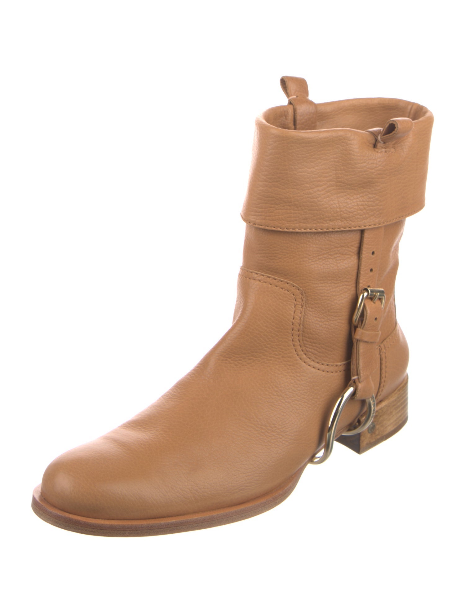 Celine Leather Moto Boots w/ Tags