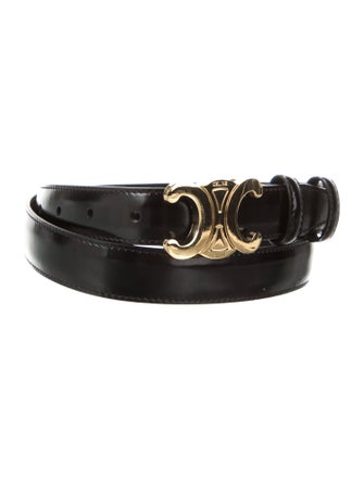Celine Triomphe Skinny Belt