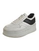 Celine Leather Lasercut Accents Sneakers