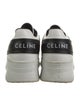 Celine Leather Lasercut Accents Sneakers
