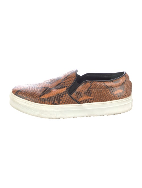 Celine Snakeskin Animal Print Sneakers