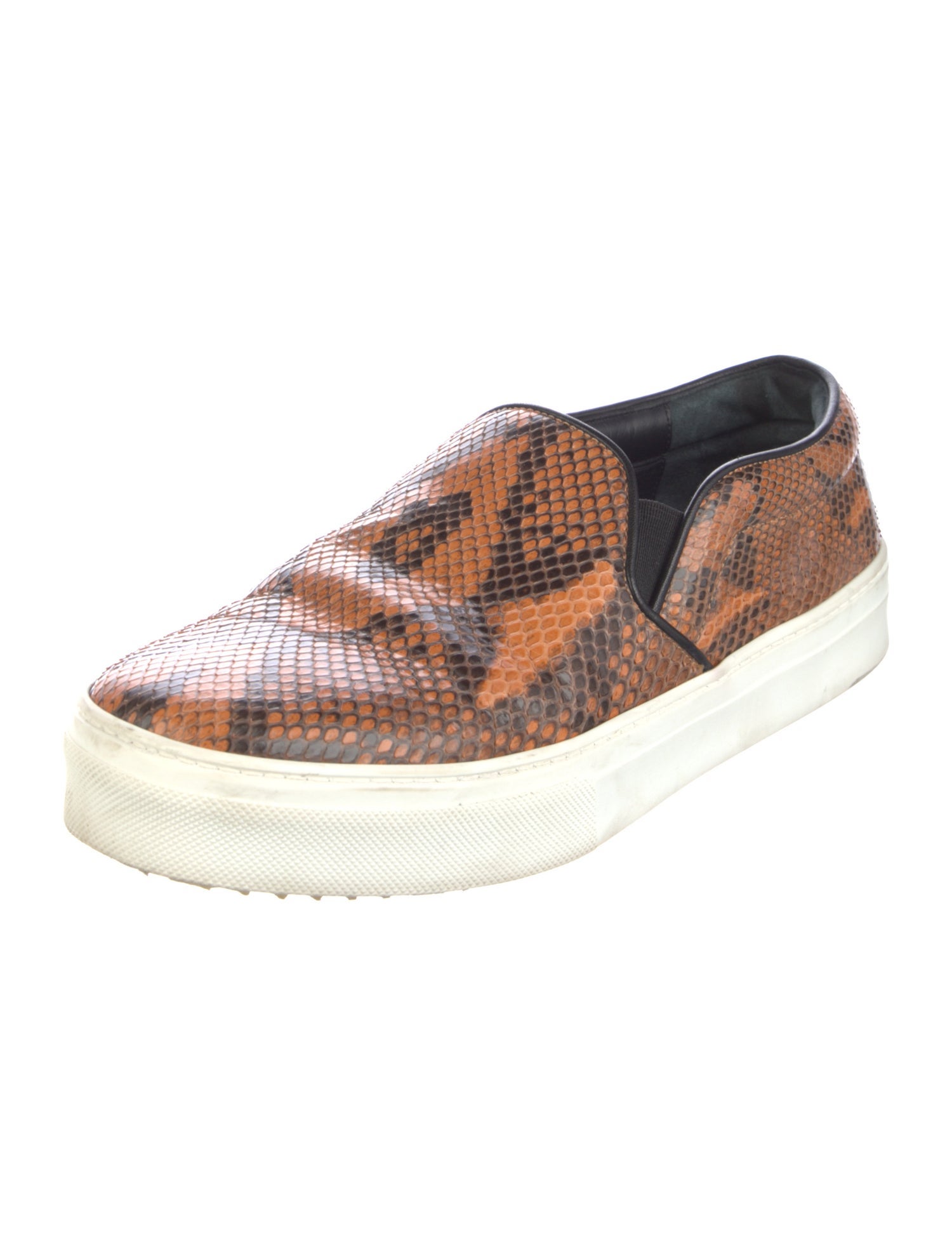 Celine Snakeskin Animal Print Sneakers