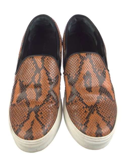 Celine Snakeskin Animal Print Sneakers