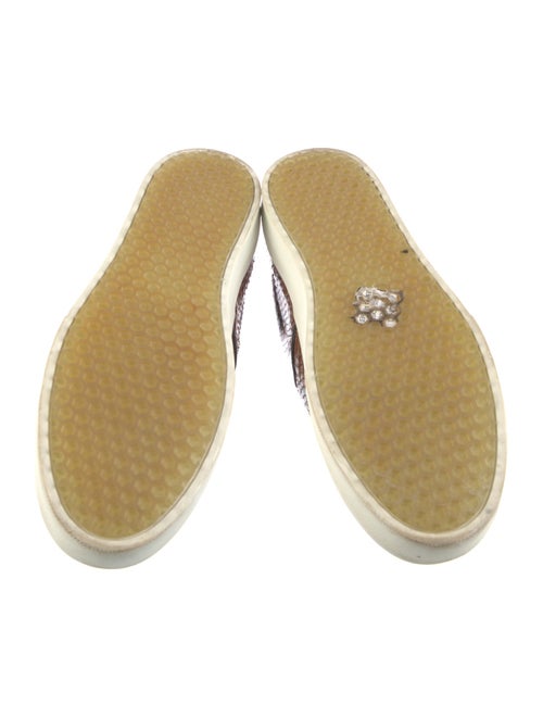 Celine Snakeskin Animal Print Sneakers