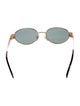 Celine Round Tinted Sunglasses