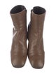 Celine Leather Colorblock Pattern Boots