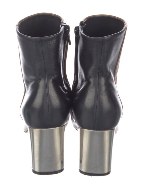 Celine Leather Colorblock Pattern Boots