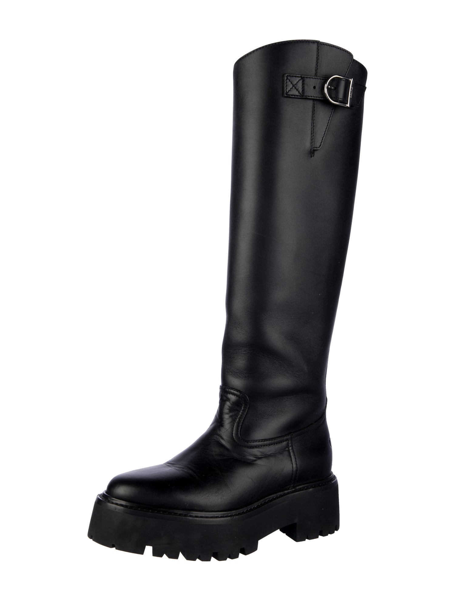 Celine Leather Rain Boots