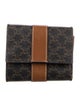 Celine 2021 SMALL TRIFOLD TRIOMPHE CANVAS Compact Wallet
