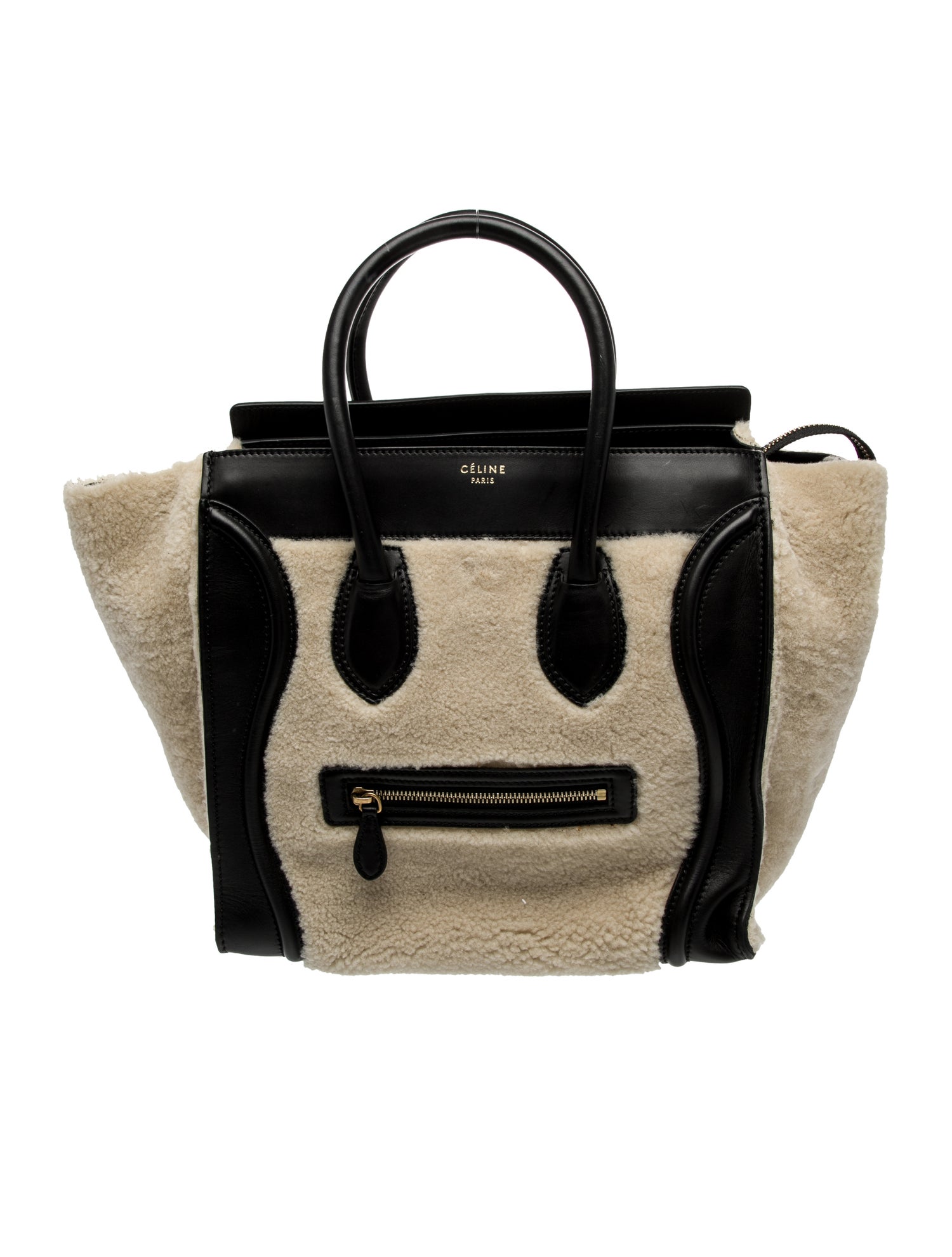 Celine Leather Luggage Mini
