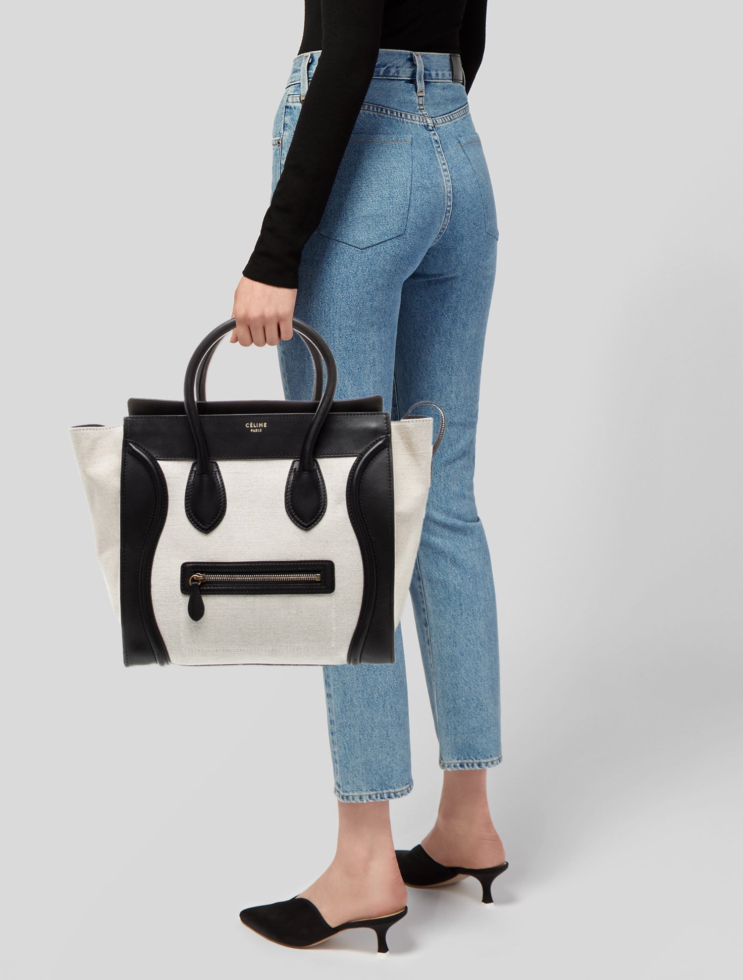 Celine Leather Luggage Mini