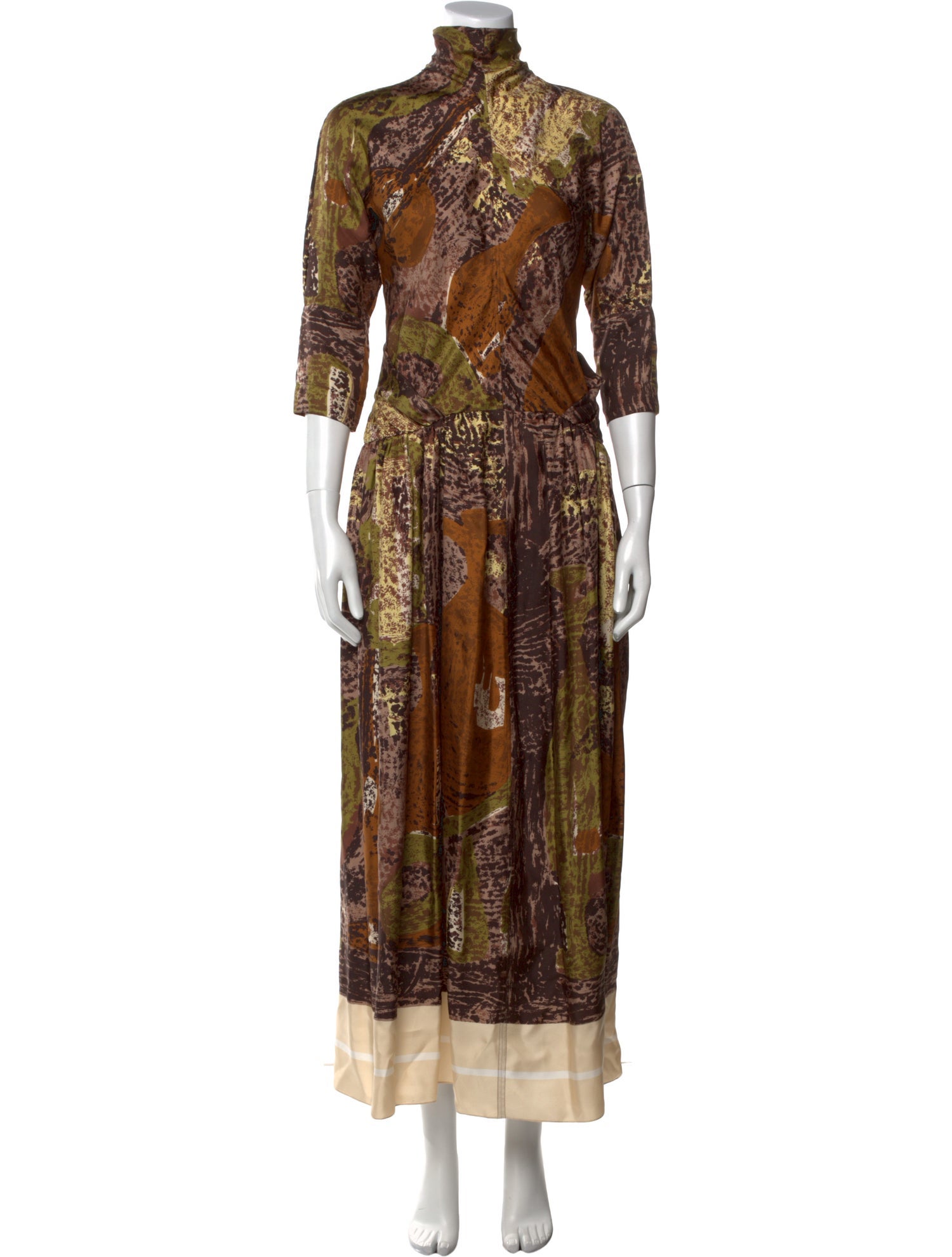 Celine Silk Long Dress