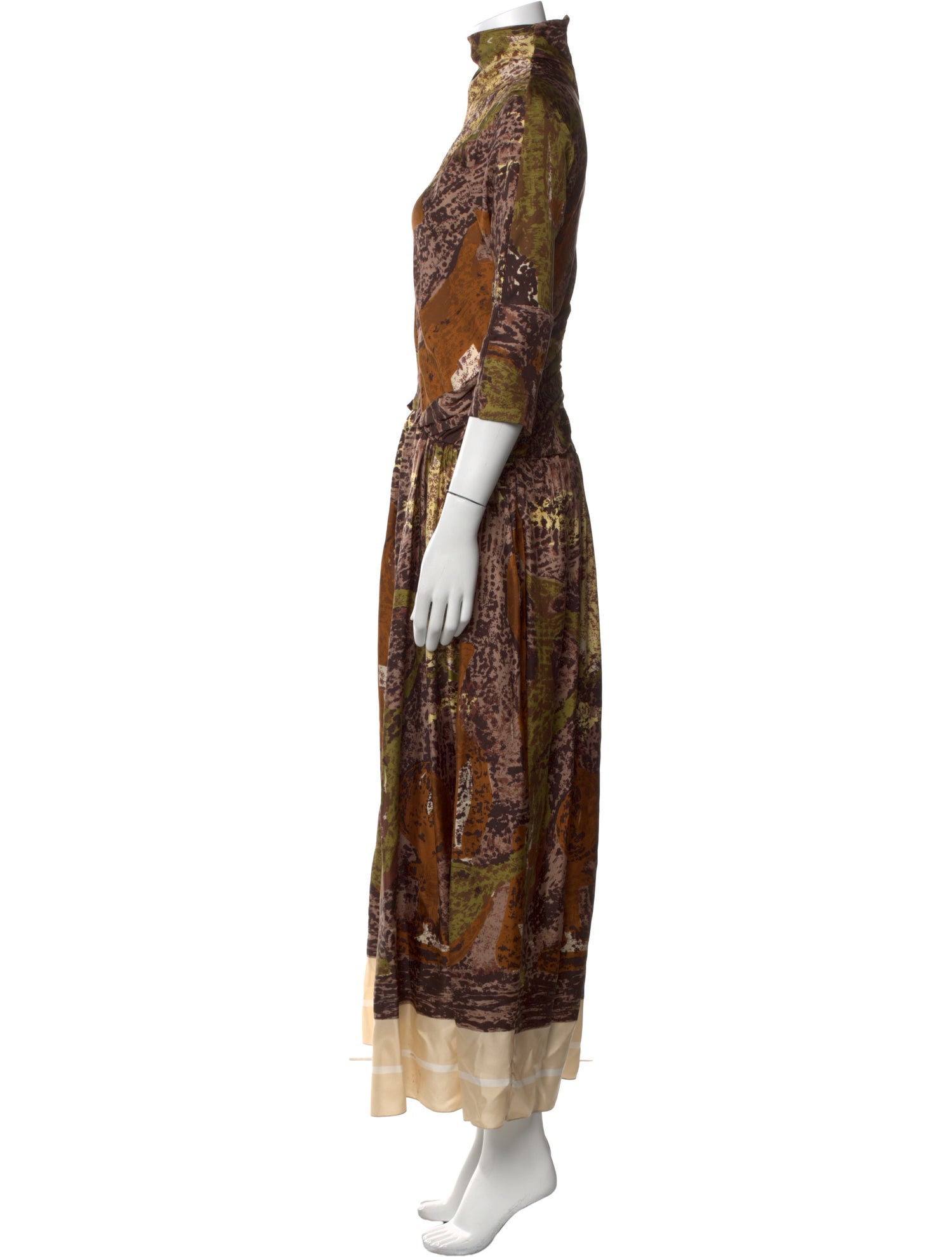 Celine Silk Long Dress