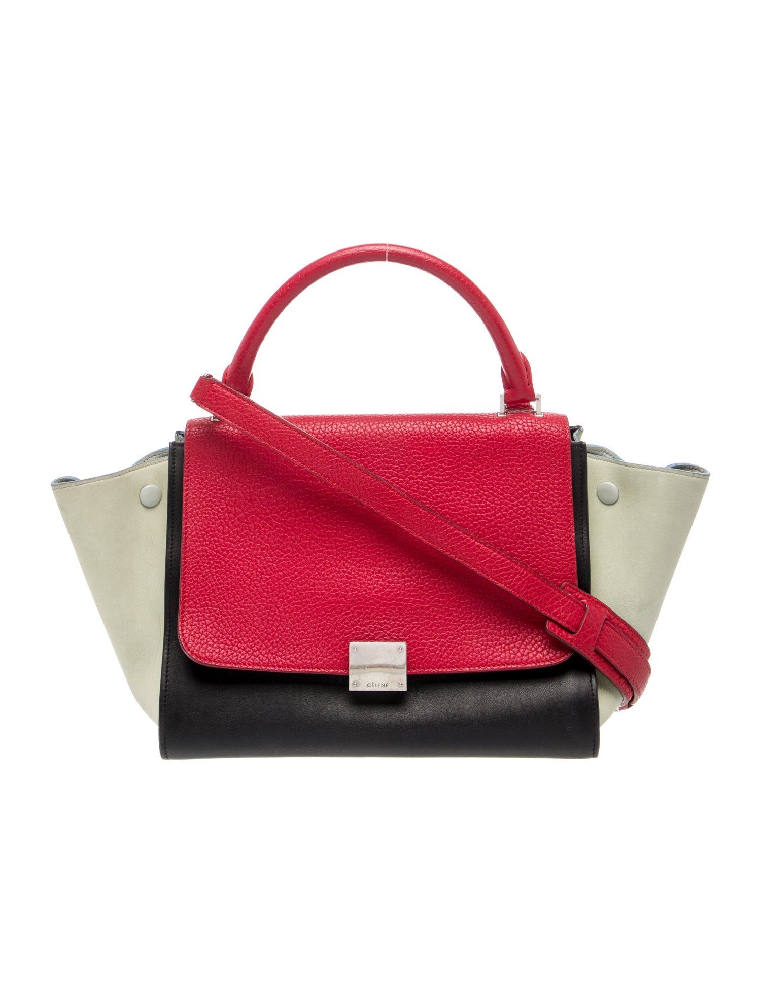 Celine Leather Trapeze Small