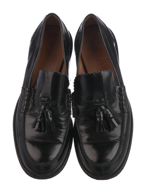 Celine Leather Tassel Accents Loafers