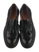 Celine Leather Tassel Accents Loafers