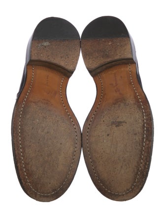 Celine Leather Tassel Accents Loafers