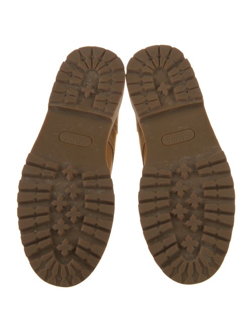 Celine Nubuck Printed Combat Boots