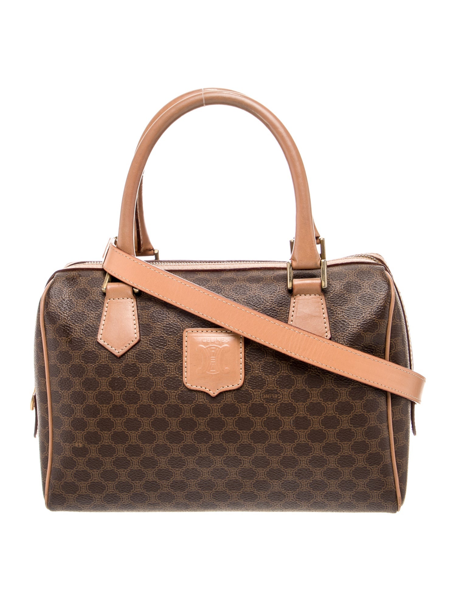 Celine Macadam Top Handle Bag Vintage