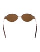 Celine Round Tinted Sunglasses