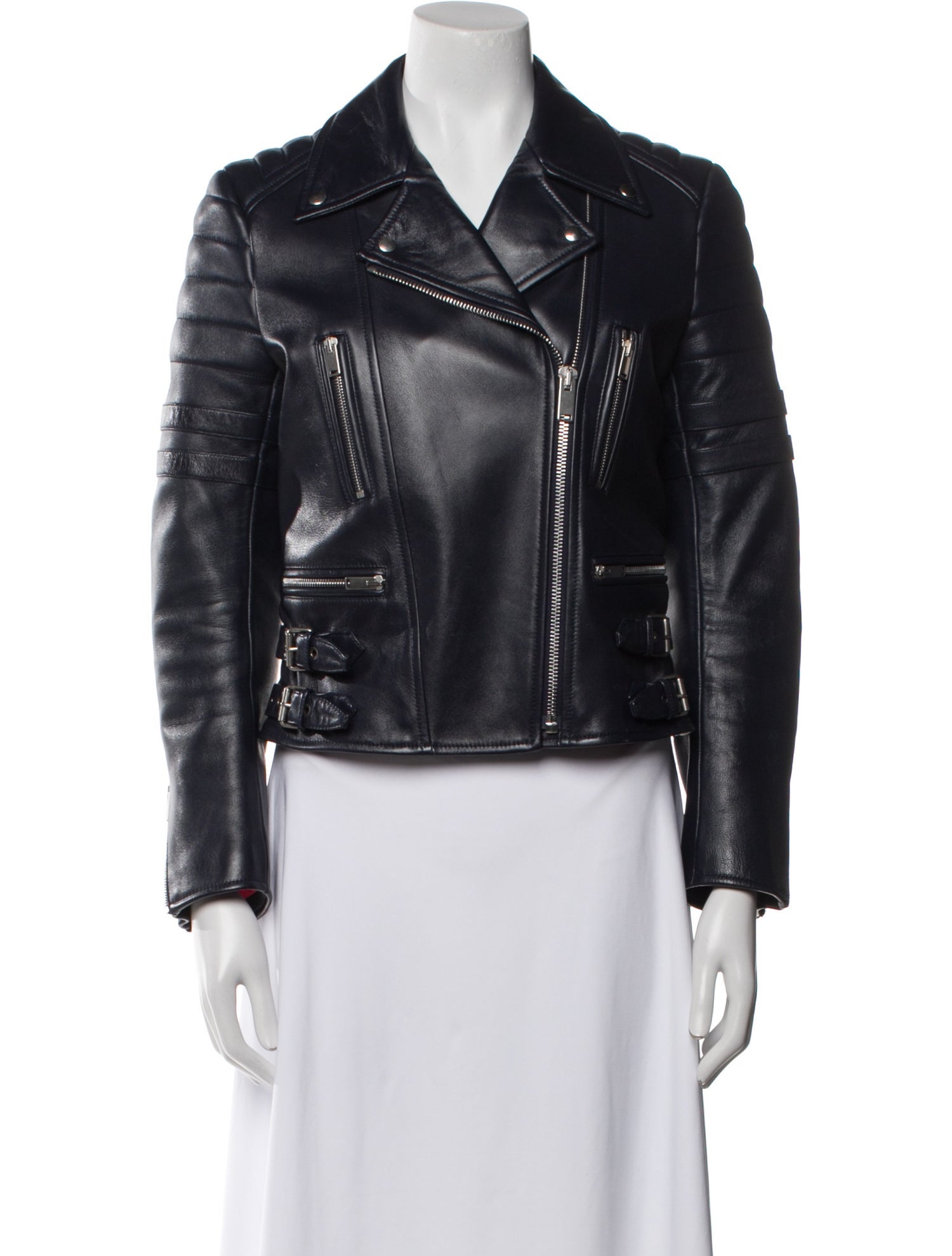 Celine Leather Biker Jacket