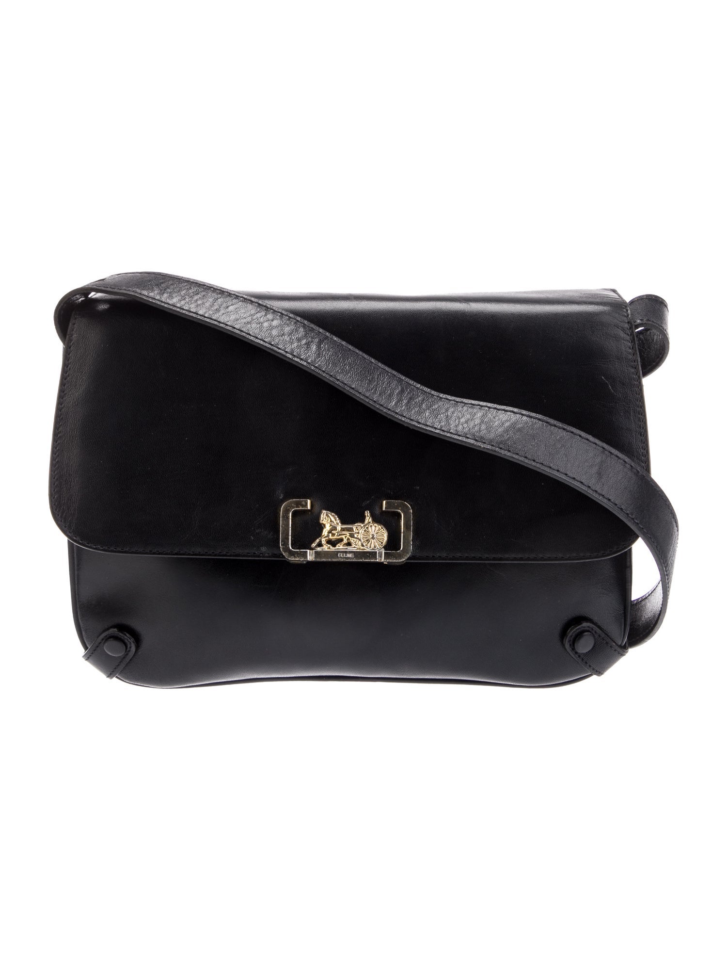 Celine Leather Crossbody Bag Vintage