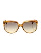Celine Light Havana Oversize Sunglasses