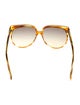 Celine Light Havana Oversize Sunglasses