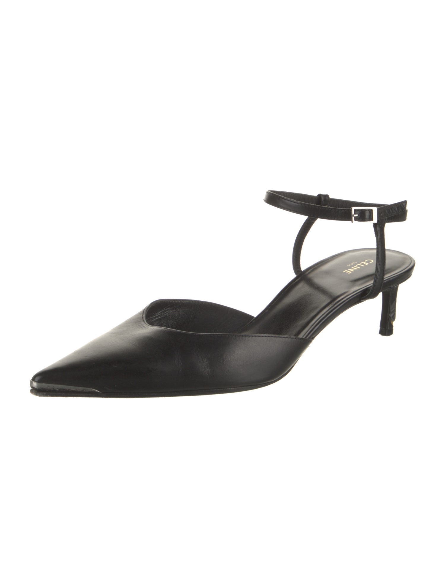 Celine Leather Slingback Pumps