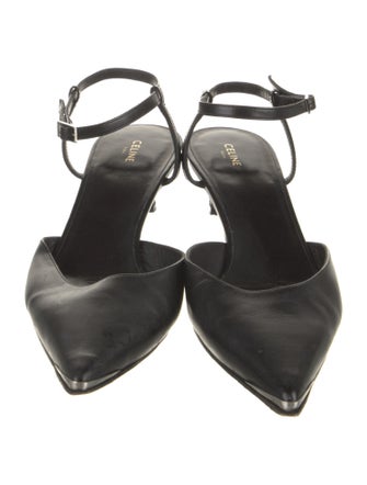 Celine Leather Slingback Pumps