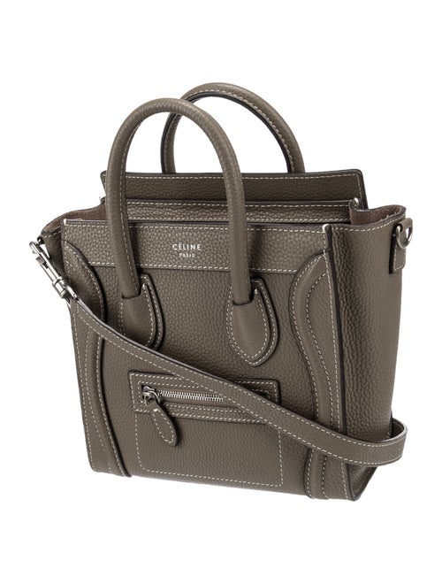 Celine Leather Luggage Nano