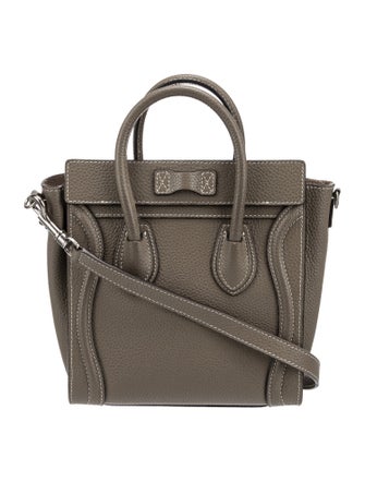 Celine Leather Luggage Nano