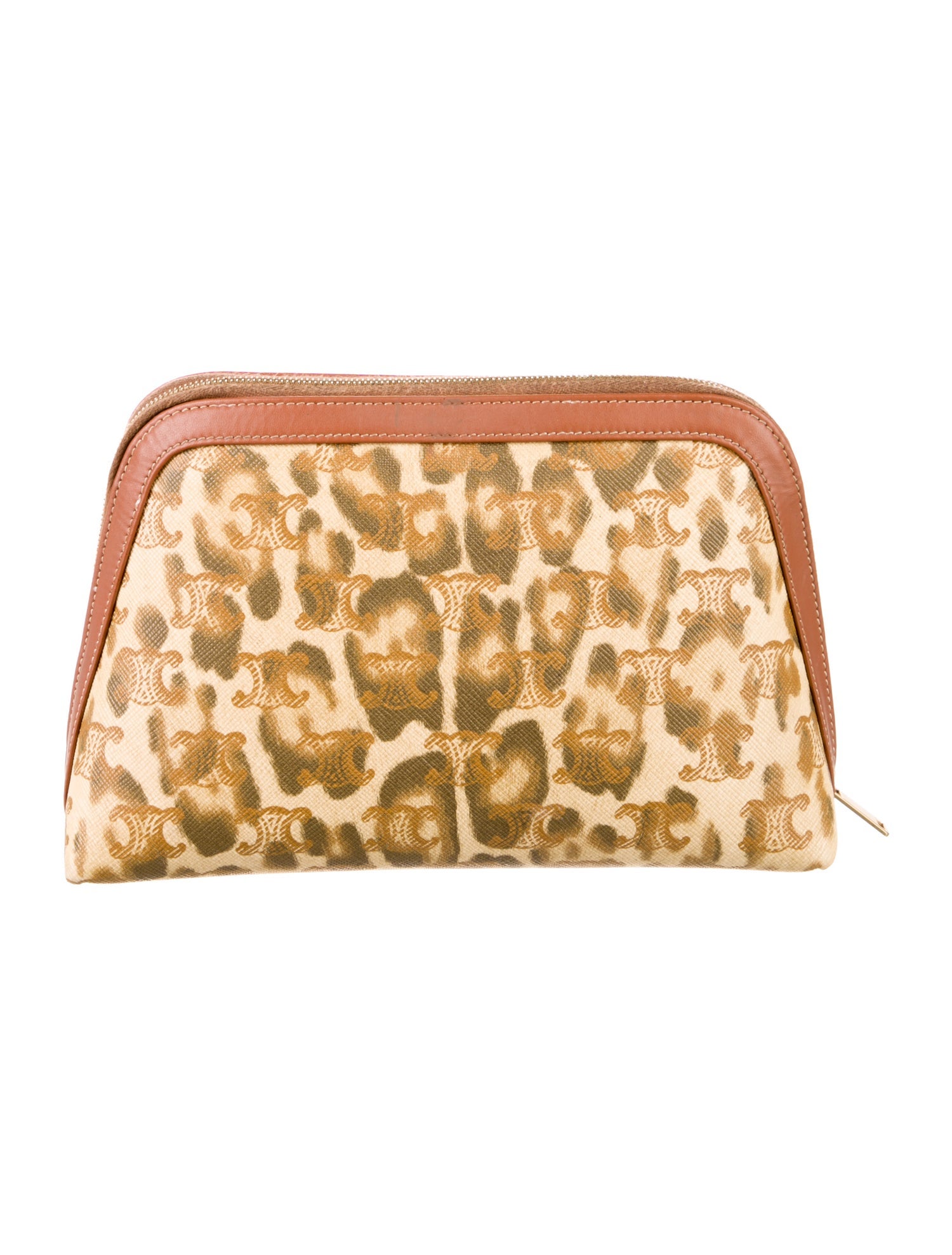 Celine Printed Cosmetic Bag