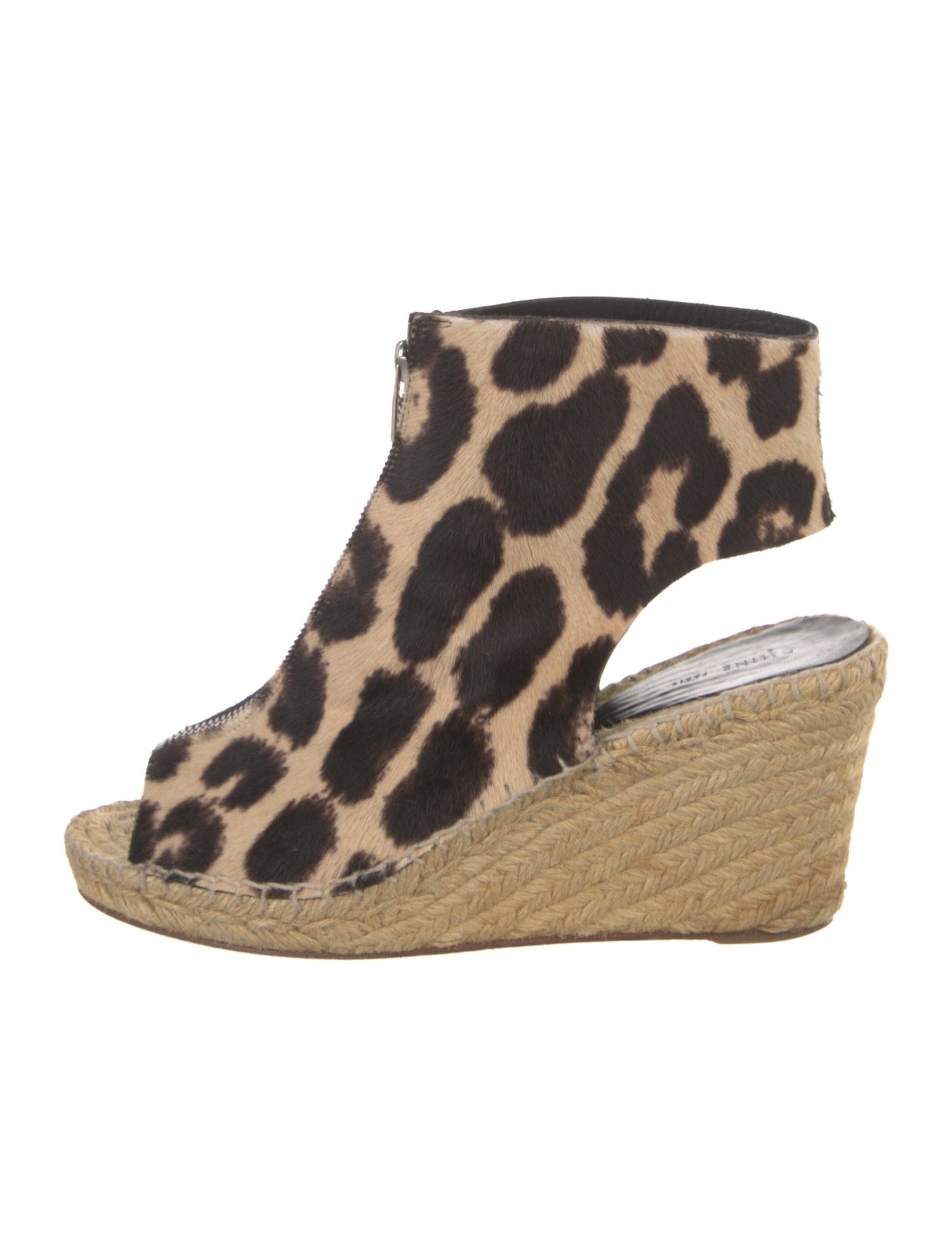 Celine Ponyhair Animal Print Pumps