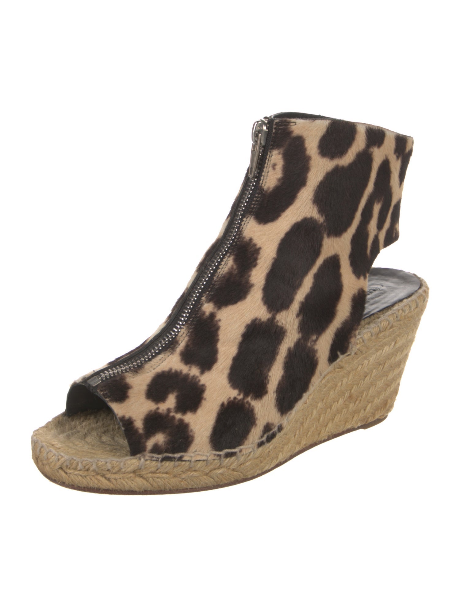 Celine Ponyhair Animal Print Pumps