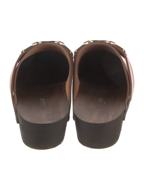 Celine Horsebit Accent Leather Mules