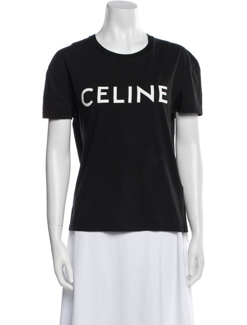 Celine Graphic Print Crew Neck T-Shirt
