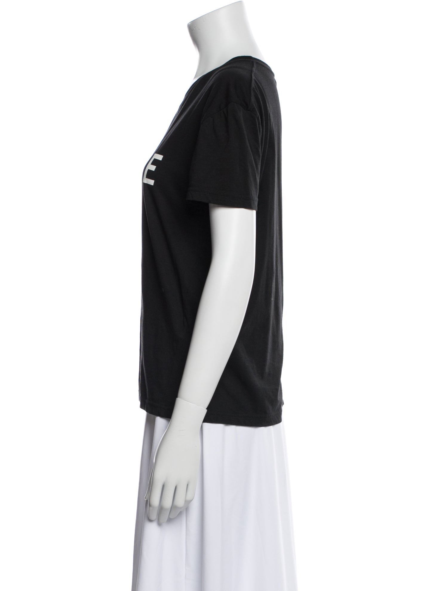 Celine Graphic Print Crew Neck T-Shirt